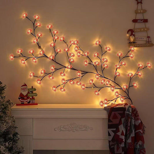 Kirschblüten-Wandleuchte | Flexibler Kupferdraht & sanftes Licht Mivoza Deutschland