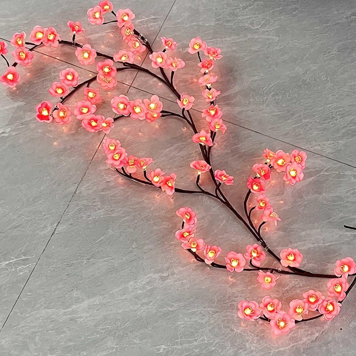 Kirschblüten-Wandleuchte | Flexibler Kupferdraht & sanftes Licht Mivoza Deutschland