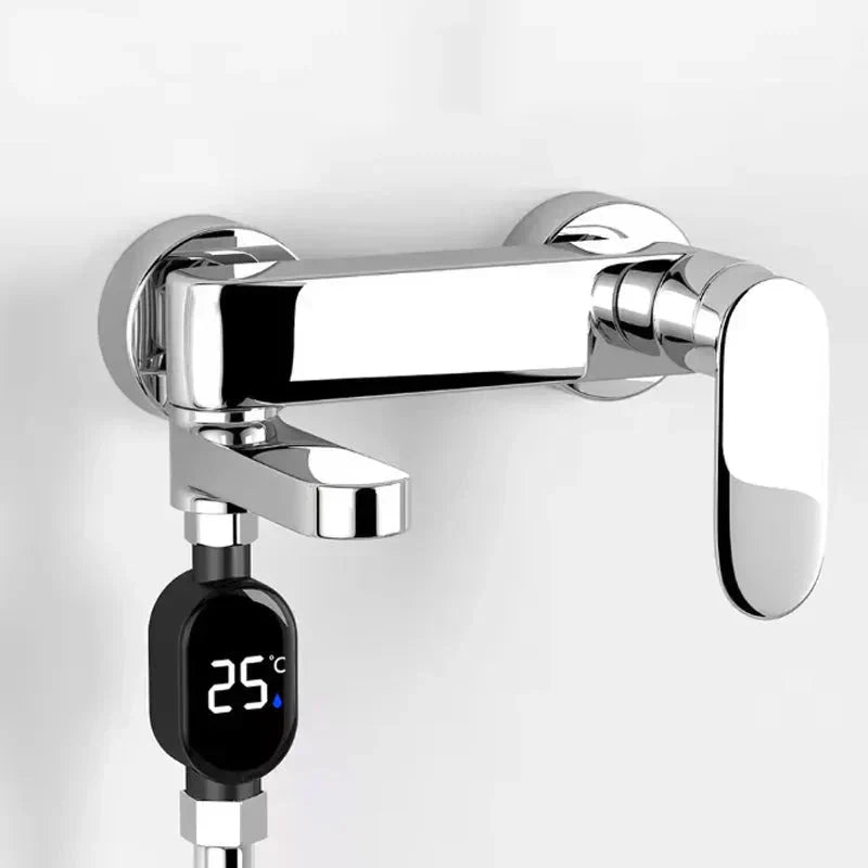 Digitales Duschthermometer | Präzise Temperaturkontrolle mit LED-Display Zorenza