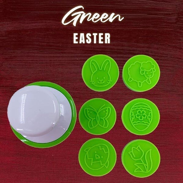 🎉Non-Stick Cookie Stamp & Cutter(6 Styles Set) Zorenza