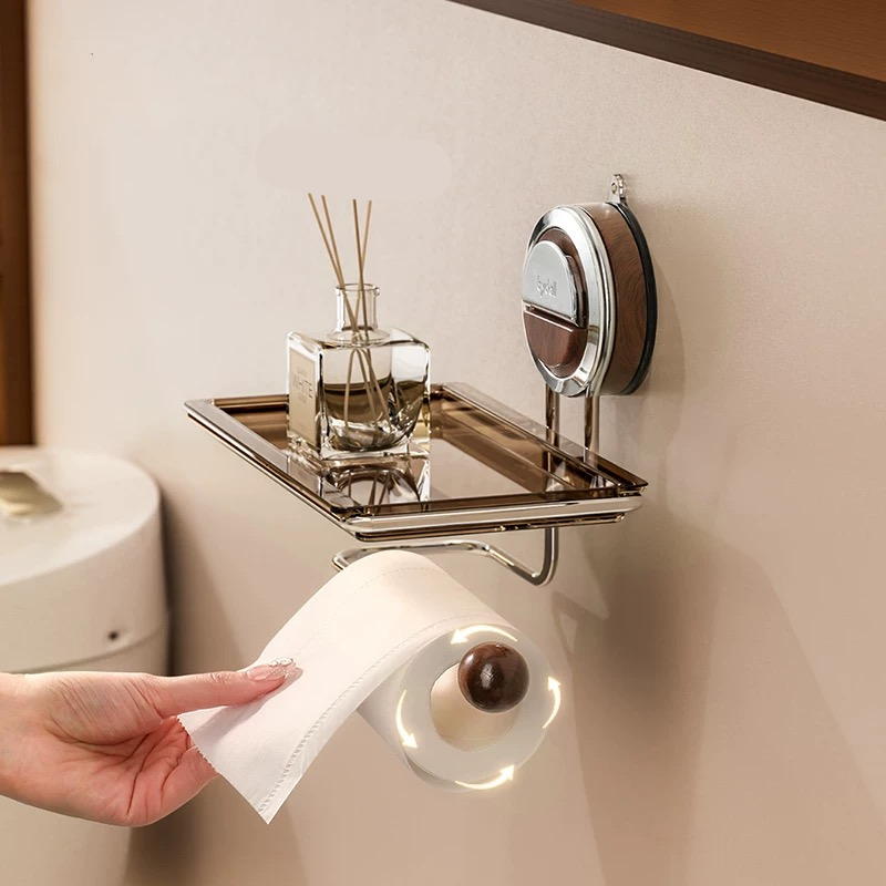 Toilettenpapierhalter | Elegante bohrfreie Montage aus Edelstahl Zorenza