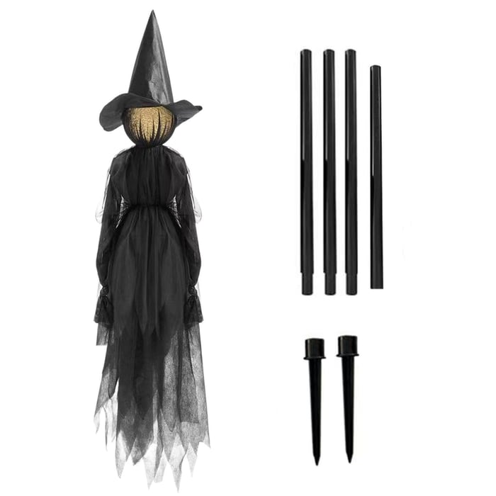 Halloween Hexengarten-Stecker – Wasserdekor für den Außenbereich Zorenza