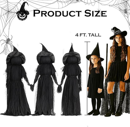 Halloween Hexengarten-Stecker – Wasserdekor für den Außenbereich Zorenza