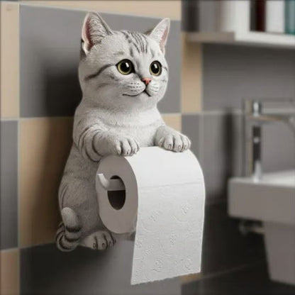 Toilettenpapierhalter Tierkopf — Robuster Harzhalter mit verspieltem Design Zorenza