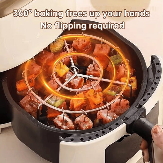 Grill-Set für Heißluftfritteusen — knusprig genießen ohne Rauch Zorenza