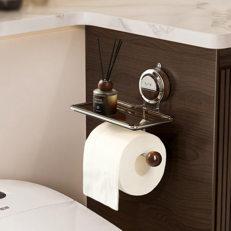 Toilettenpapierhalter | Elegante bohrfreie Montage aus Edelstahl Zorenza