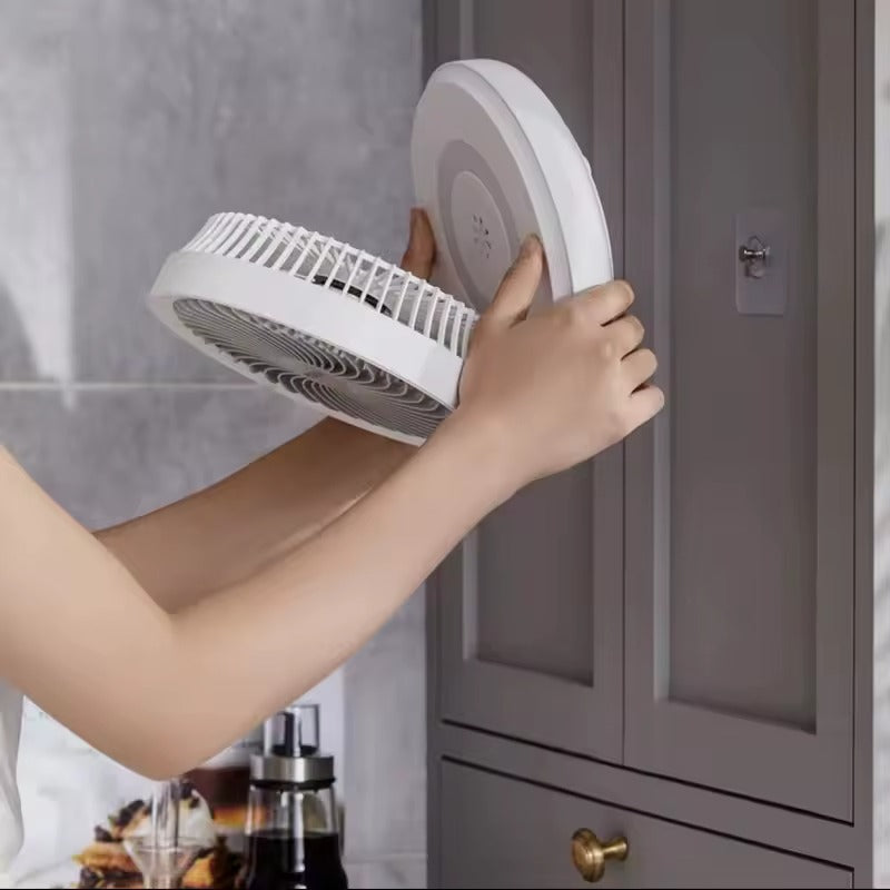 2-in-1 Ventilator für Wand & Tisch – Leise, Platzsparend & Leistungsstark Zorenza