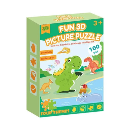 100-teiliges Tierfiguren-Set – Lernspielzeug zur Förderung der Kreativität von Kindern Zorenza