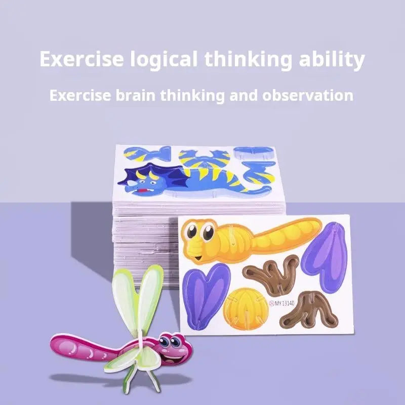 100-teiliges Tierfiguren-Set – Lernspielzeug zur Förderung der Kreativität von Kindern Zorenza