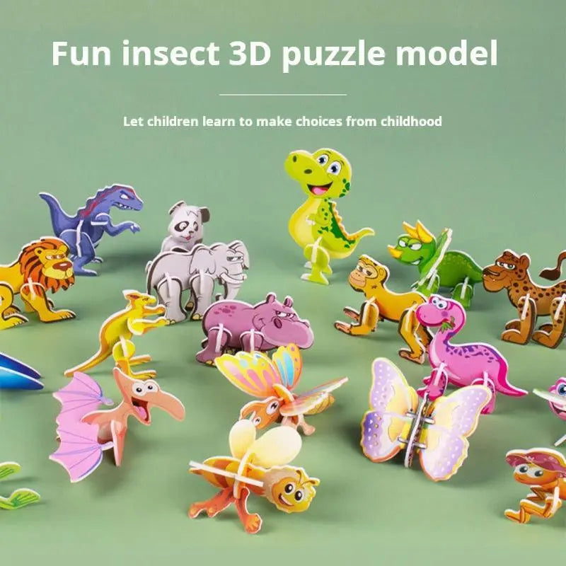 100-teiliges Tierfiguren-Set – Lernspielzeug zur Förderung der Kreativität von Kindern Zorenza