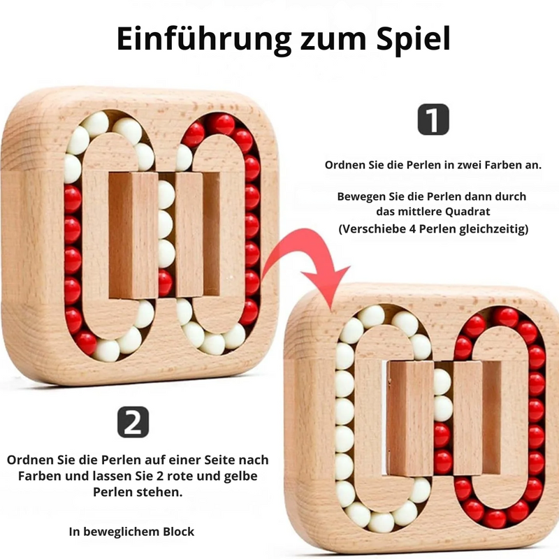 Drehbares Holzpuzzle-Spielzeug zur Stresslinderung und Konzentrationsförderung Zorenza