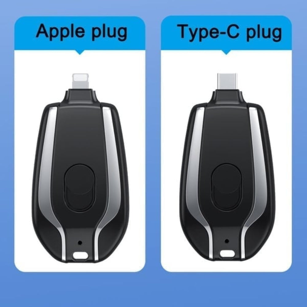 🔥Heißer Verkauf 47% OFF🔥Schlüsselanhänger-Powerbank - IPHONE / SCHWARZ / KAUF 1 Zorenza