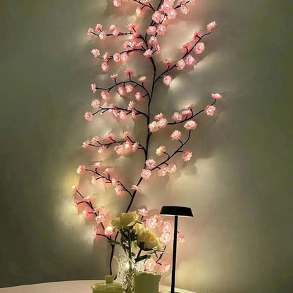 Kirschblüten-Wandleuchte | Flexibler Kupferdraht & sanftes Licht Mivoza Deutschland