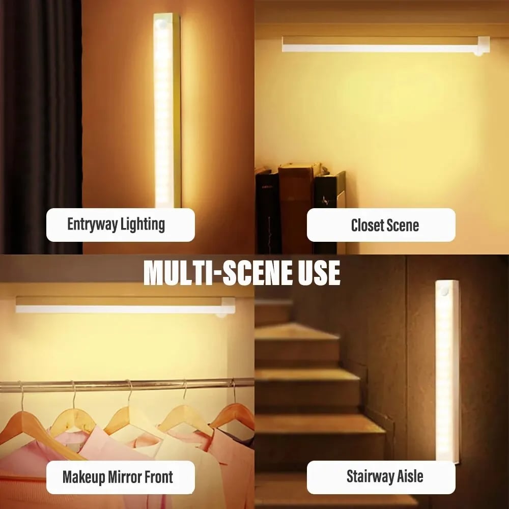 Punch-free Smart Sensor Magnetic Rechargeable LED Lights Zorenza