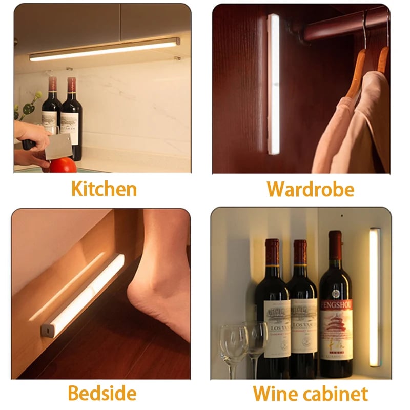 Punch-free Smart Sensor Magnetic Rechargeable LED Lights Zorenza