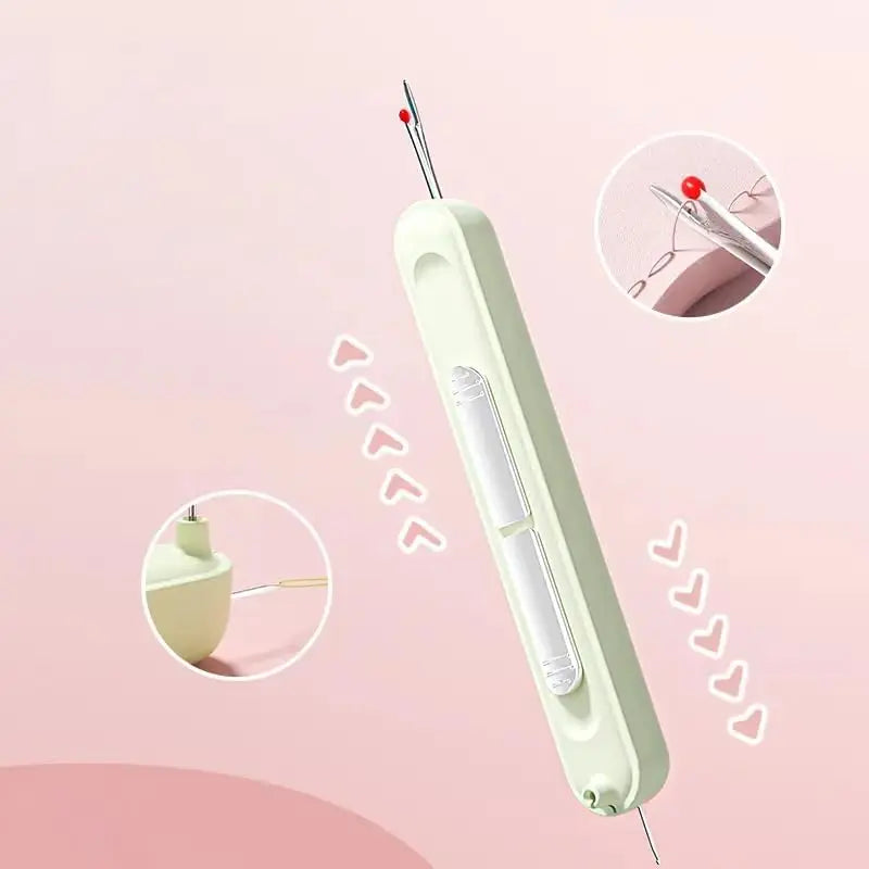 1+1 GRATIS | 2-in-1 Nadeleinfädler und Nahttrenner – Kompakt und Praktisch Zorenza