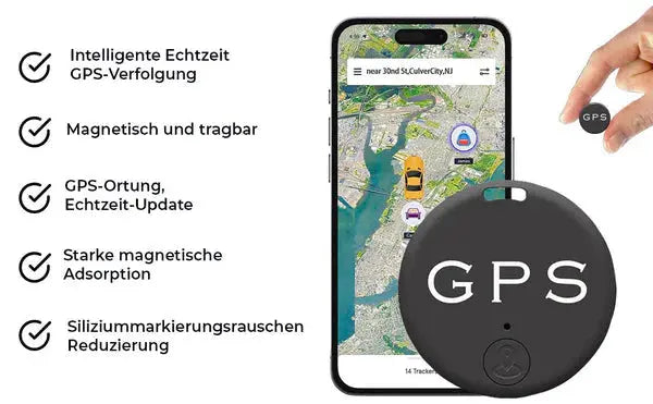 1+1 GRATIS | Mini Magnetischer GPS-Tracker – Bleiben Sie verbunden & sicher Zorenza