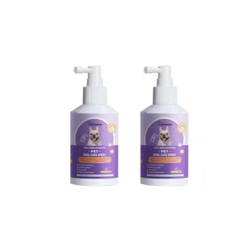 1+1 GRATIS | Natürliches zahnreinigungsspray für hunde und katzen Zorenza