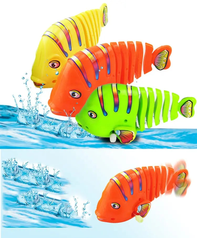 1+1 GRATIS | Wind-Up Wiggle Fisch Spielzeug – Wackelspaß für Babys Zorenza