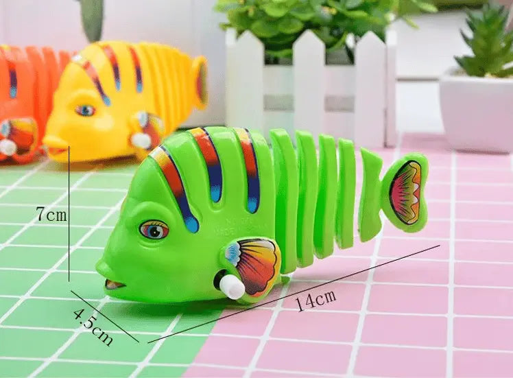 1+1 GRATIS | Wind-Up Wiggle Fisch Spielzeug – Wackelspaß für Babys Zorenza