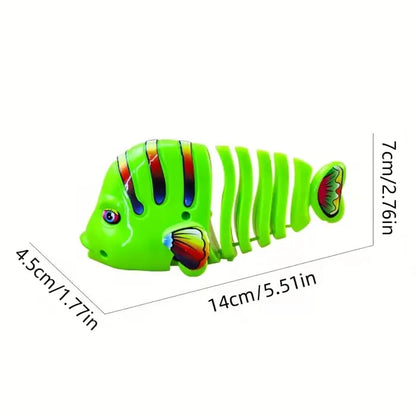 1+1 GRATIS | Wind-Up Wiggle Fisch Spielzeug – Wackelspaß für Babys Zorenza
