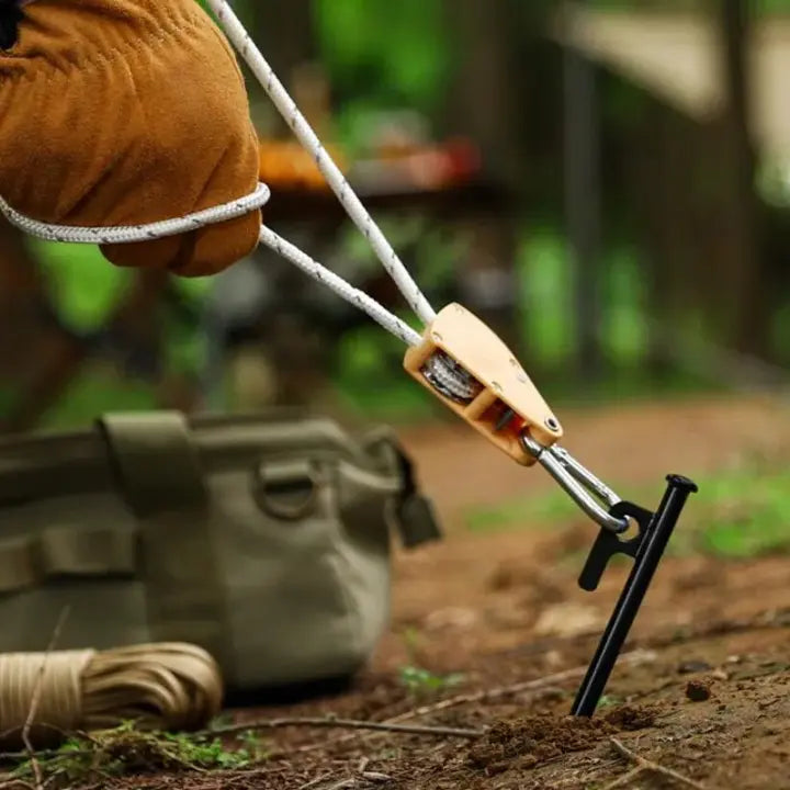 1+1 GRATIS | Winddichtes Outdoor-Seil – 5 m Reflektierendes Nylon mit Karabiner Mivoza Deutschland