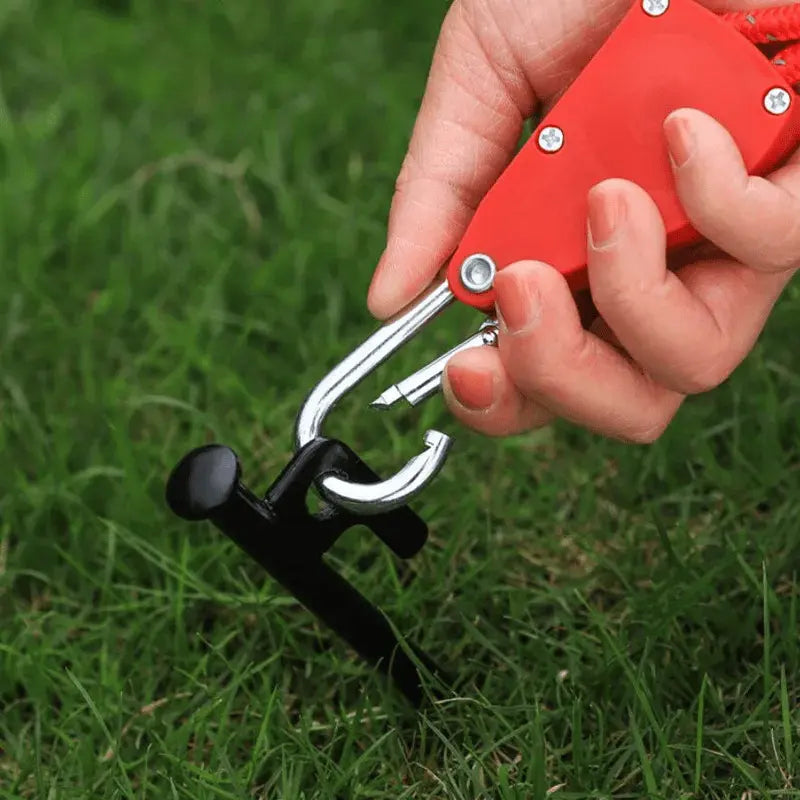 1+1 GRATIS | Winddichtes Outdoor-Seil – 5 m Reflektierendes Nylon mit Karabiner Mivoza Deutschland