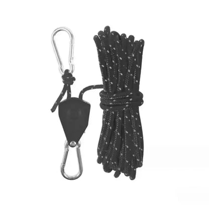 1+1 GRATIS | Winddichtes Outdoor-Seil – 5 m Reflektierendes Nylon mit Karabiner Mivoza Deutschland