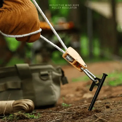 1+1 GRATIS | Winddichtes Spannseil mit reflektierendem Garn – Sicherer Halt für Ihre Outdoor-Ausrüstung Zorenza