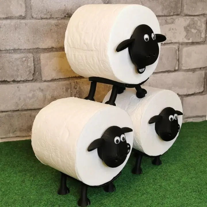 1+1 Gratis | Charmantes Schaf-Toilettenpapierhalter Zorenza