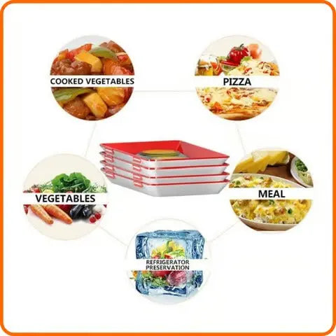 1+1 Gratis | Innovativer Eco Lebensmittel-Aufbewahrungstray Zorenza