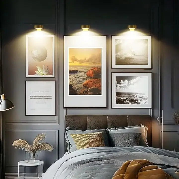 1+1 Gratis | Magnetische LED-Bilderleuchte – Dimmbar & wiederaufladbar Zorenza