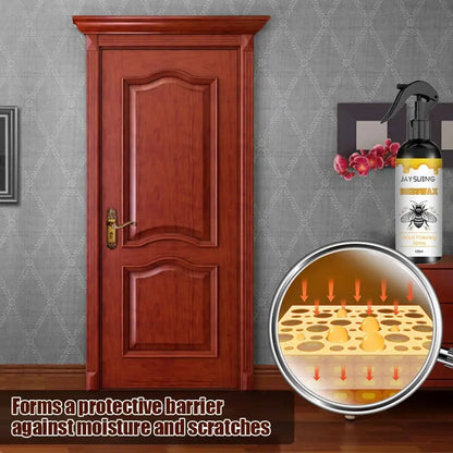1+1 Gratis | Natürliches Bienenwachs-Pflegespray & Restaurator – Schützt, pflegt & bringt Holz zum Glänzen Zorenza