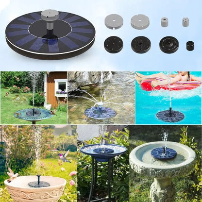 1+1 Gratis | Solarbetriebener Schwimmender Gartenbrunnen Zorenza