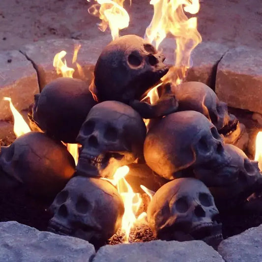 1+2 Gratis | SkullFlame™ Feuerfeste Tragbare Schädel-Skulptur Mivoza Deutschland