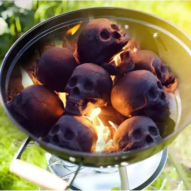 1+2 Gratis | SkullFlame™ Feuerfeste Tragbare Schädel-Skulptur Mivoza Deutschland