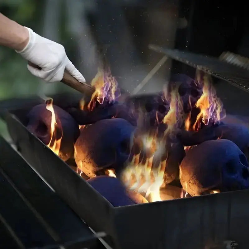 1+2 Gratis | SkullFlame™ Feuerfeste Tragbare Schädel-Skulptur Mivoza Deutschland