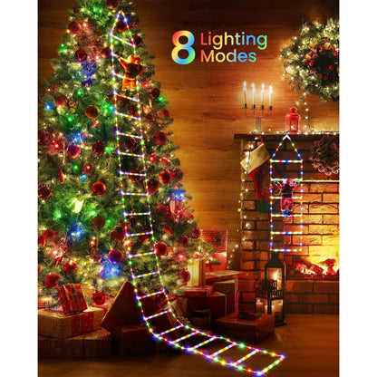 Kletter-Weihnachtsmann LED-Beleuchtung | 3 m, wetterfest & USB Zorenza
