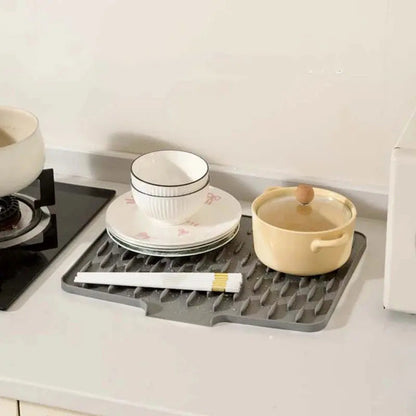 Silikon-Trocknungs- und Hitzeschutzmatte – Flexibel & BPA-frei Zorenza