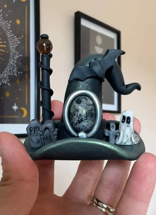 Handgefertigte Skulptur — verleiht magische Wohnatmosphäre Zorenza