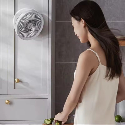 2-in-1 Ventilator für Wand & Tisch – Leise, Platzsparend & Leistungsstark Zorenza
