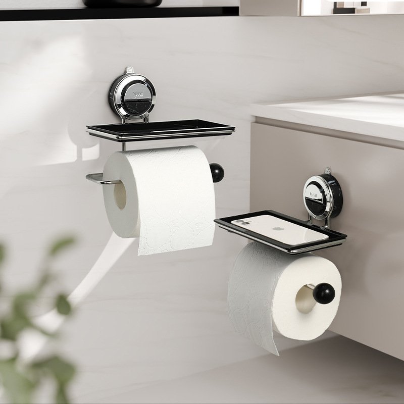Toilettenpapierhalter | Elegante bohrfreie Montage aus Edelstahl Zorenza
