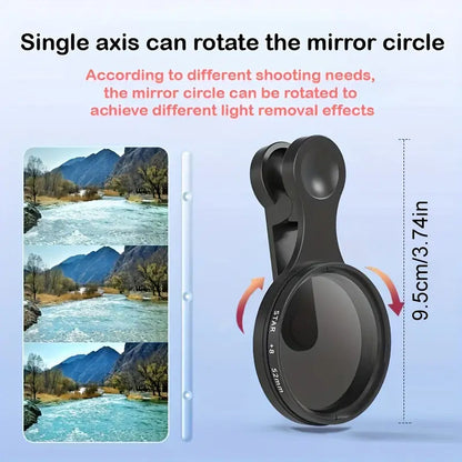 52mm CPL-Filter für Handy – Weniger Blendung & Bessere Farben Zorenza