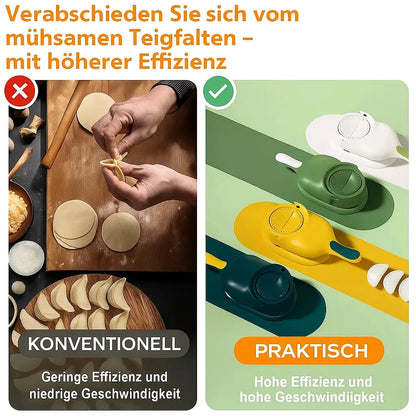 2-in-1 Teigtaschenformer – Füllen & Formen Leicht Gemacht
