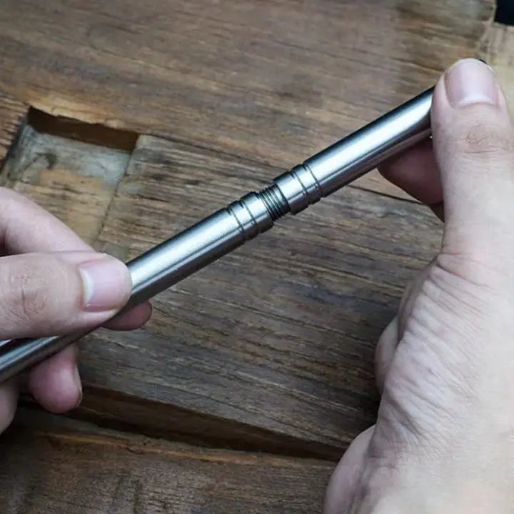 2-teiliges Taschenmesser-Set aus Edelstahl