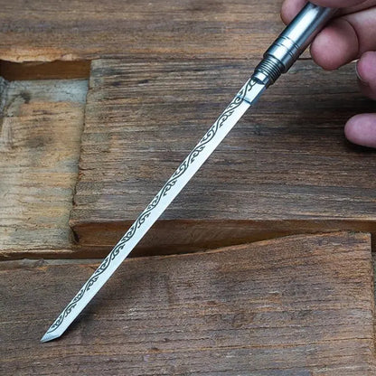 2-teiliges Taschenmesser-Set aus Edelstahl