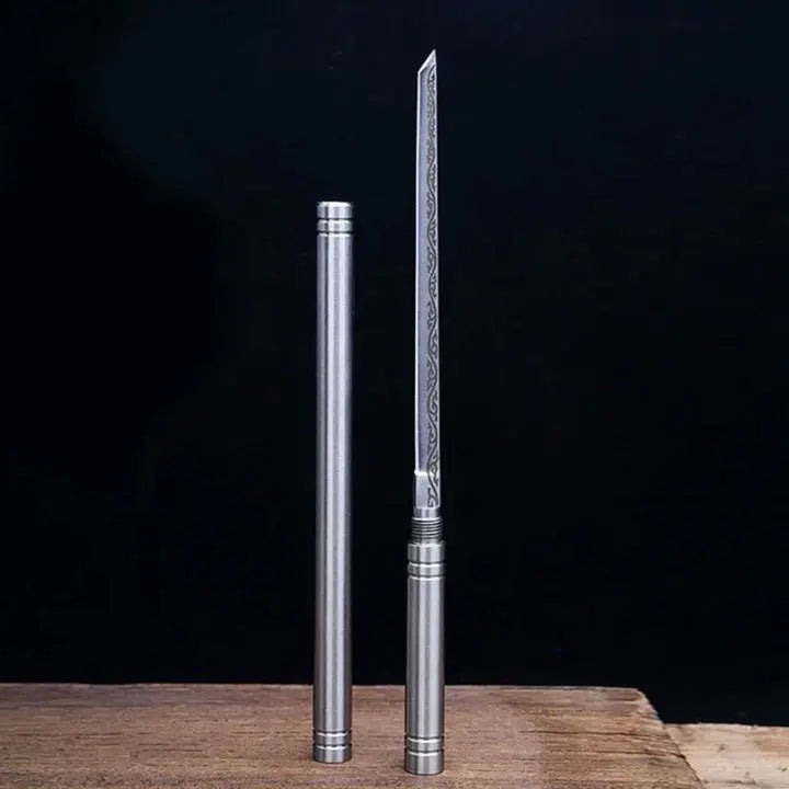 2-teiliges Taschenmesser-Set aus Edelstahl