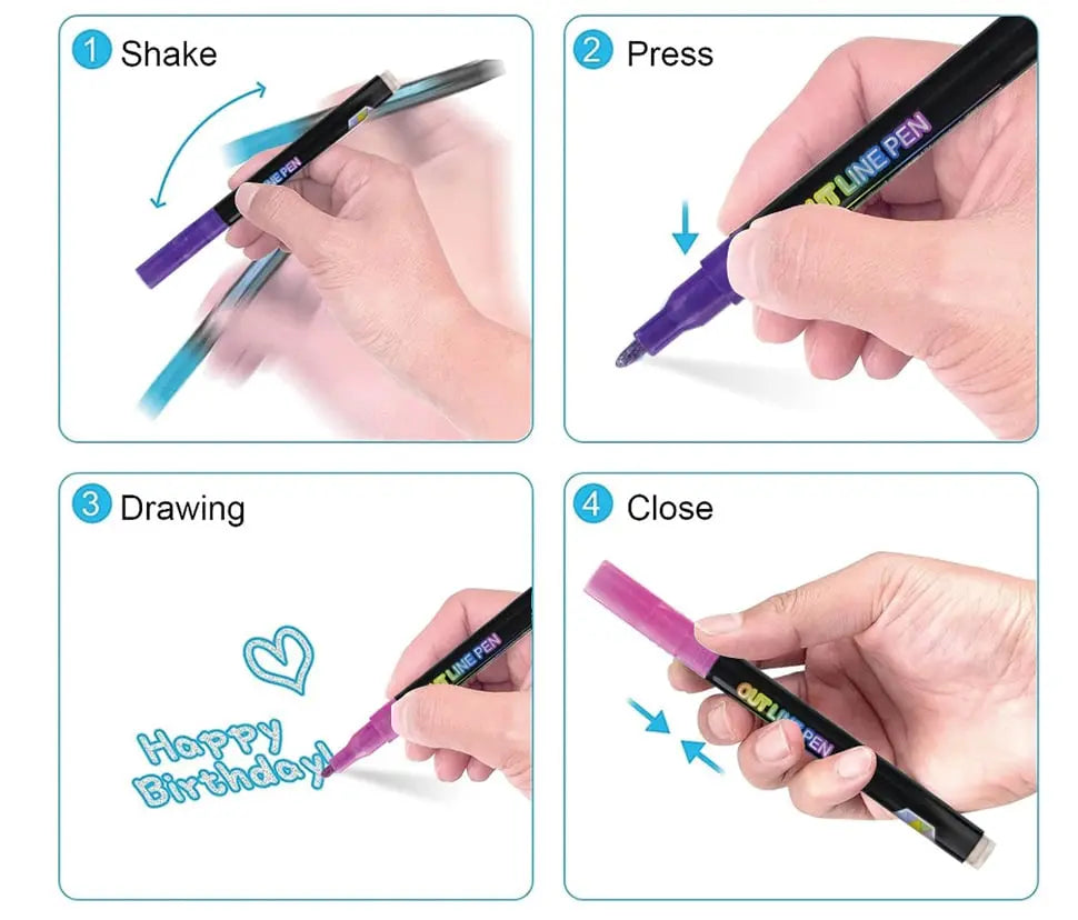 2024 Bestseller Dual-Line Textmarker 🖌 Zorenza