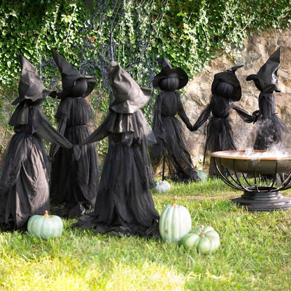 Halloween Hexengarten-Stecker – Wasserdekor für den Außenbereich Zorenza