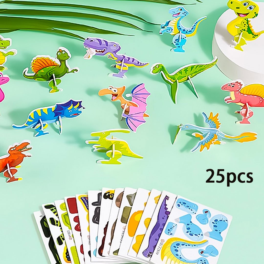15+10 GRATIS | Bildungs-3D-Puzzle-Set für Kinder – Spaß & Lernen kombiniert Zorenza